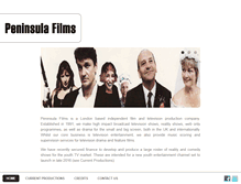 Tablet Screenshot of peninsula-films.co.uk